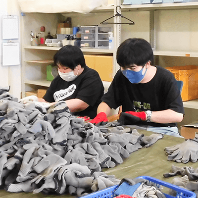 作業中の様子